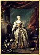 Louis Tocque Portrait of Maria Teresa of Spain as the Dauphine of France oil painting on canvas